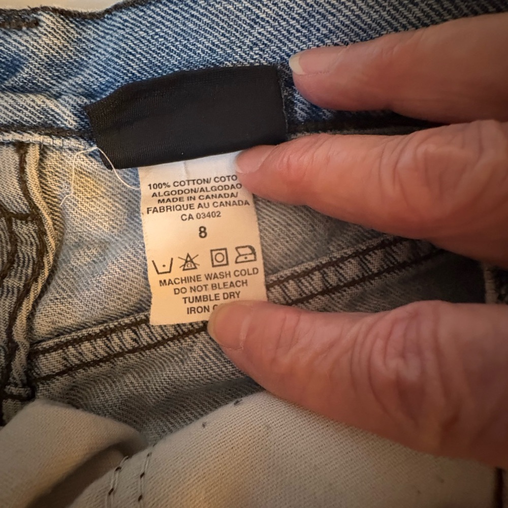 Vintage Harley-Davidson Blue Denim Women Shorts - Picture 4 of 7